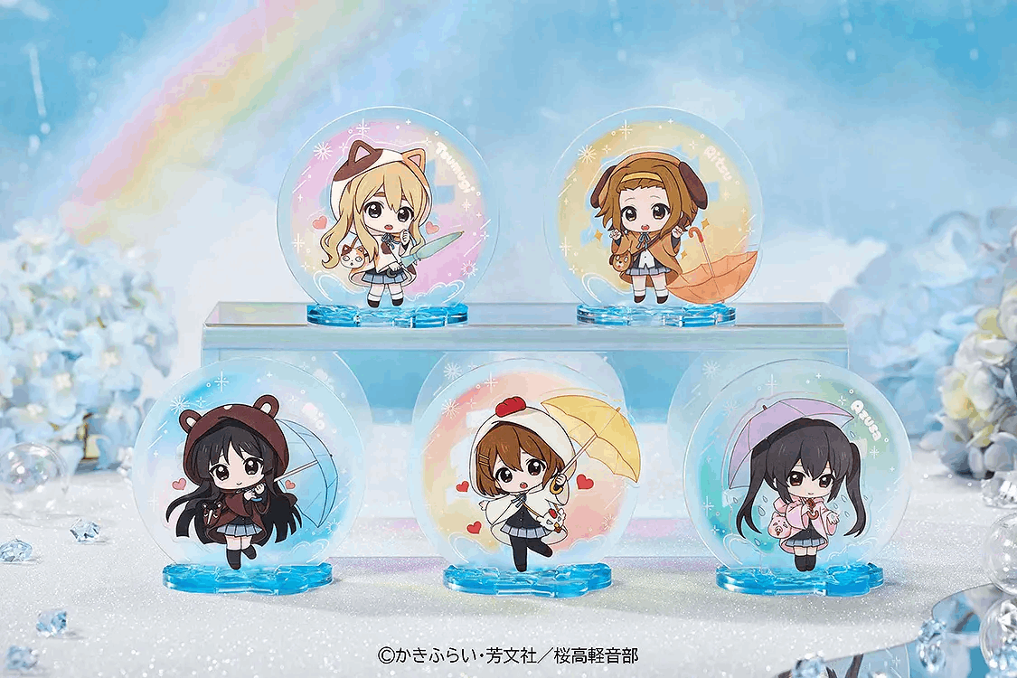 GoodSmile Moment K-ON! Fluffy Rain Series Acrylic Stand Ritsu Tainaka