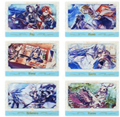 GoodSmile Moment Jasmine Flower Collection Series Quicksand Acrylic Blocks