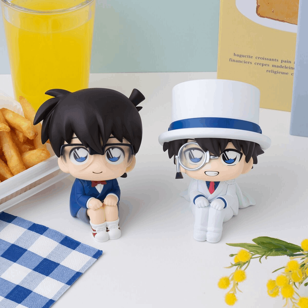 Premium Bandai Megahouse Lookup Detective Conan Conan Edogawa & Kid the Phantom Thief【with gift】