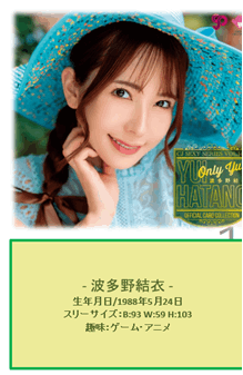 CJ SEXY CARD SERIES VOL.140 Hatano Yui Official Card Collection ~Only YUI~