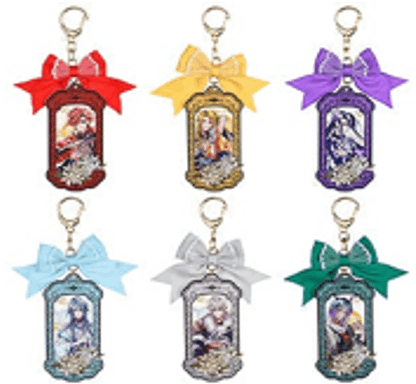 GoodSmile Moment Jasmine Flower Collection Series Ribbon Acrylic Pendant