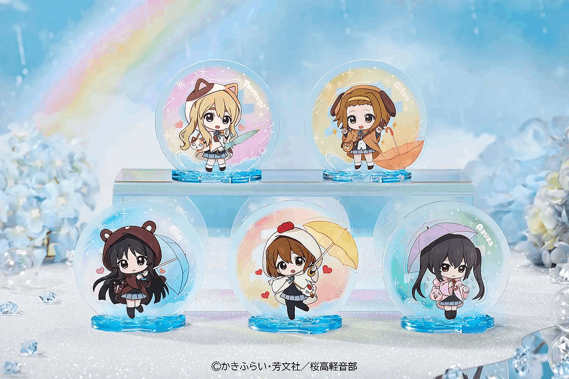 GoodSmile Moment K-ON! Fluffy Rain Series Acrylic Stand Tsumugi Kotobuki