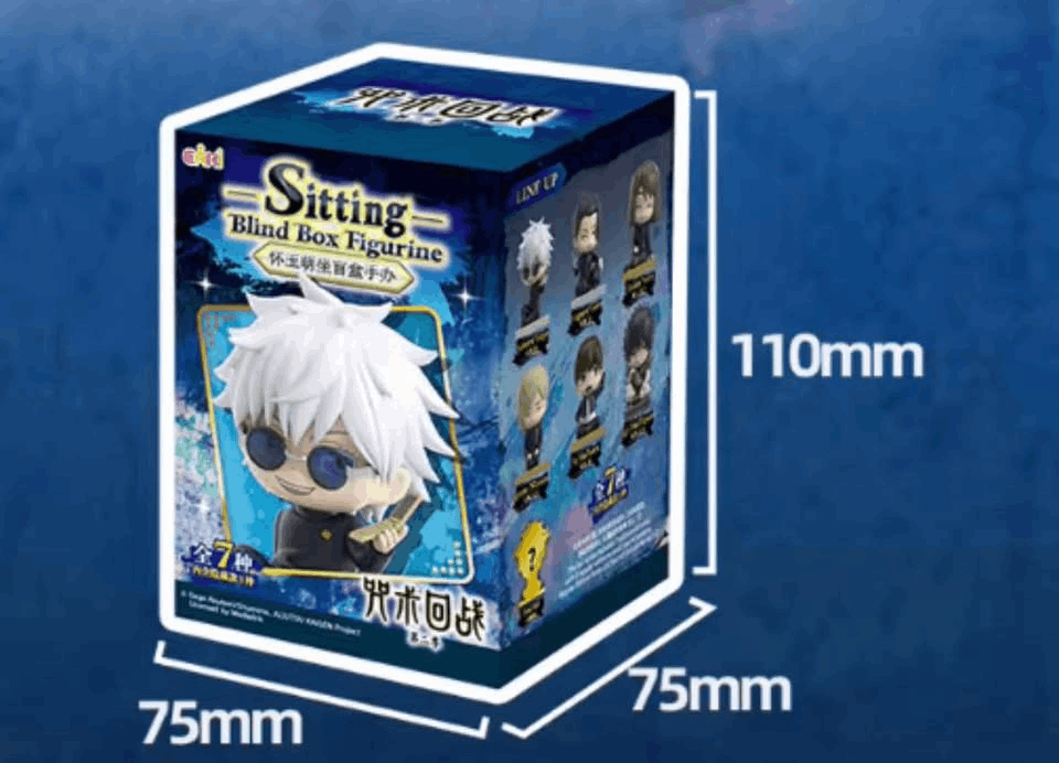EAKI Jujutsu Kaisen Sitting Blind Box Figure