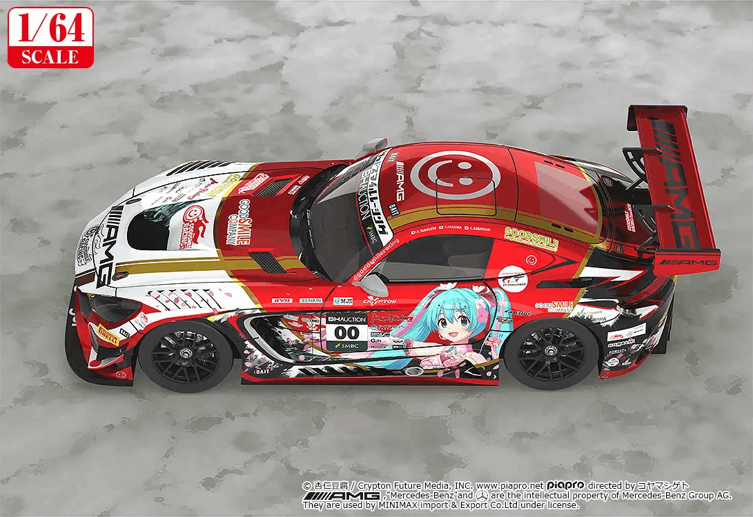 Good Smile Racing 1/64 Mercedes-AMG Team Good Smile 2019 Suzuka 10 Hours Ver. (Hatsune Miku GT Project) (Rerelease)