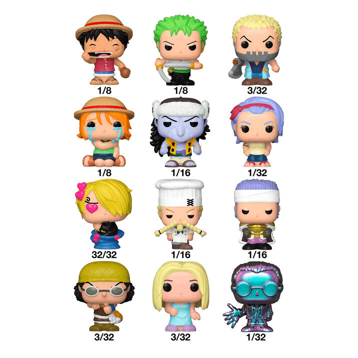 Funko Bitty POP Singles: One Piece- 32PC PDQ
