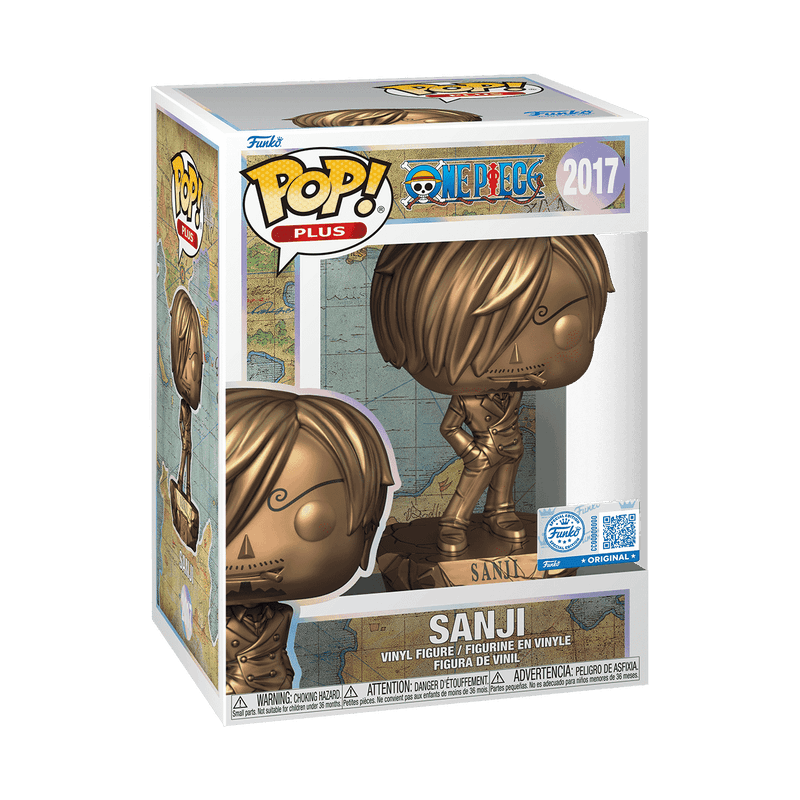 FUNKO - Pop! Plus Sanji Statue (Bronze) with Pop! Protector