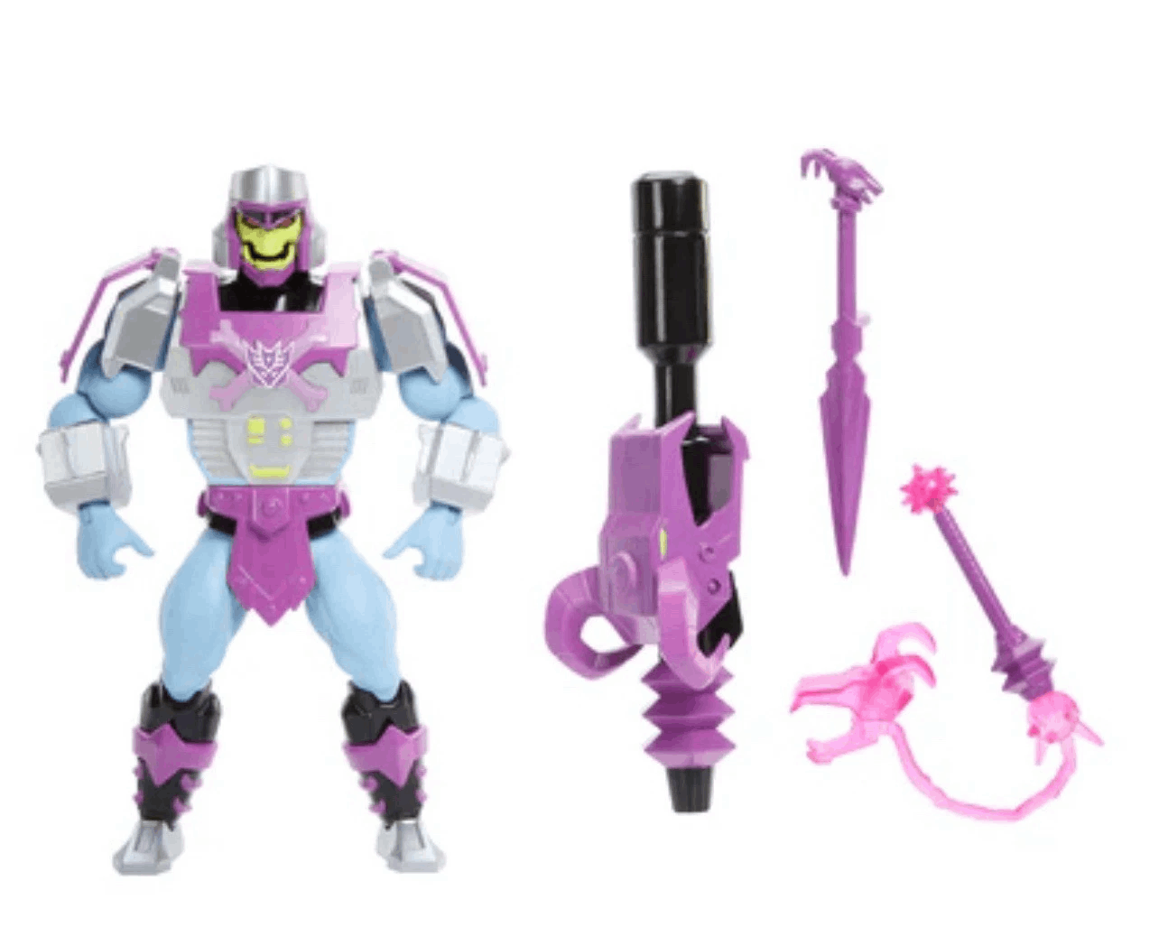 Mattel Master of the Universe x Transformers Skeletor x Megatron
