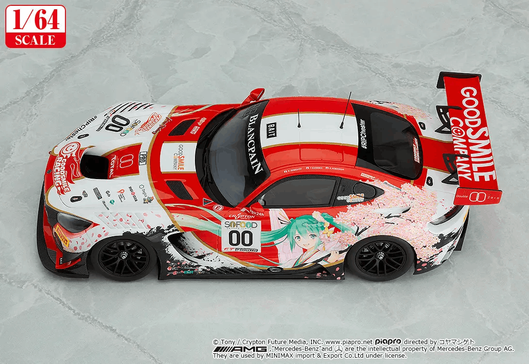 Good Smile Racing 1/64 Good Smile Hatsune Miku AMG 2017 SPA24H Ver. (Hatsune Miku GT Project) (Rerelease)