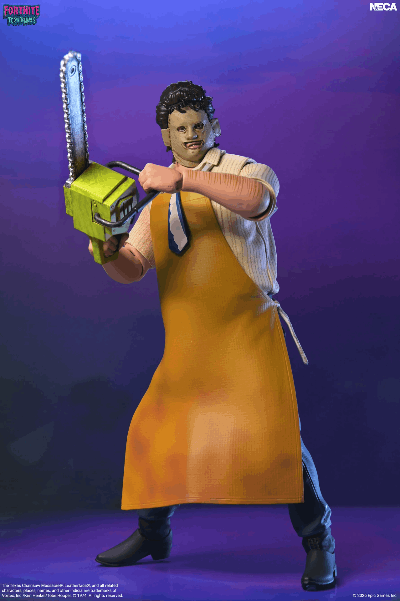 Neca FORTNITE/TEXAS CHAINSAW MASSACRE - 7 INCH SCALE ACTION FIGURE - LEATHERFACE