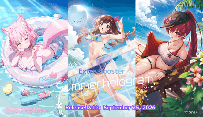 Bushiroad hololive OFFICIAL CARD GAME hEB01e Summer hologram(English Edition)