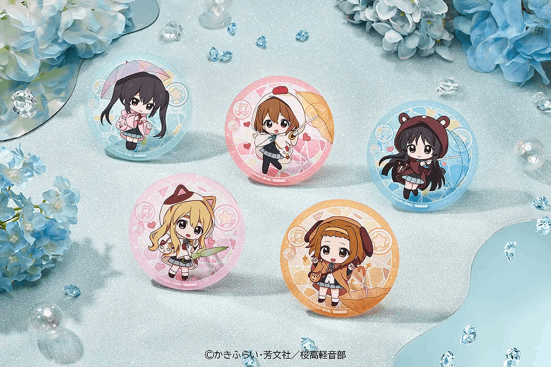 GoodSmile Moment K-ON! Fluffy Rain Series Acrylic Coaster Azusa Nakano