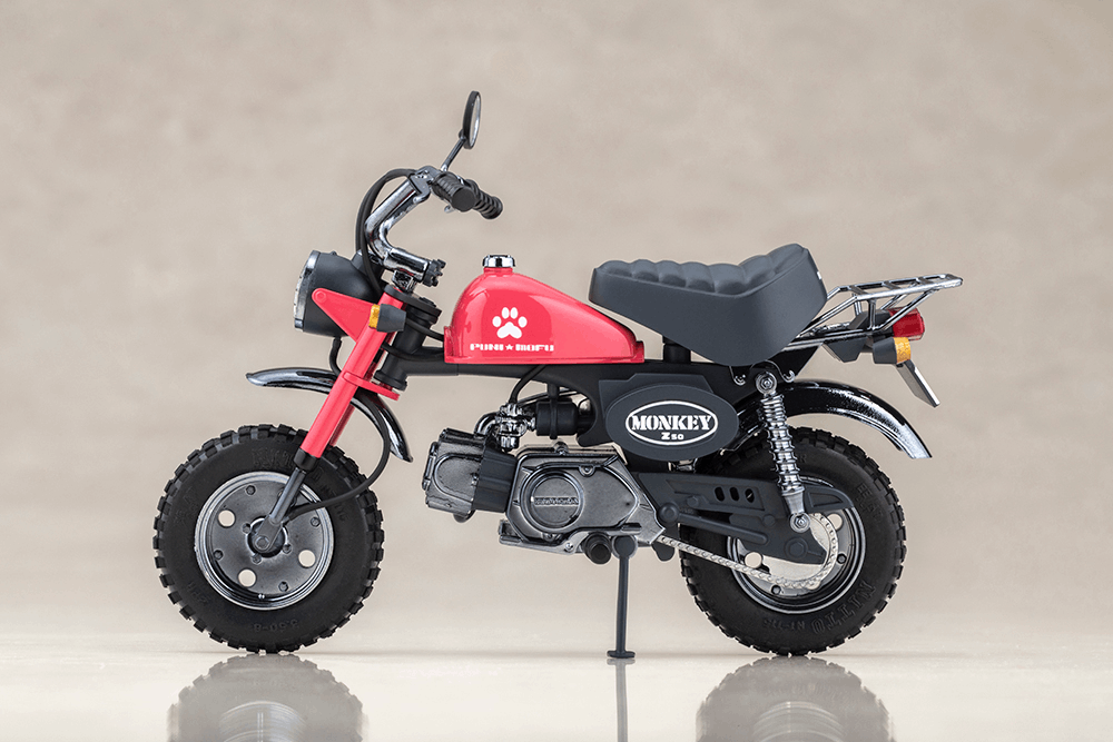 Kotobukiya Megami Device PUNI☆MOFU RACING MAO with Honda Z50J-1 Monkey 1/1 Plastic Model Kit