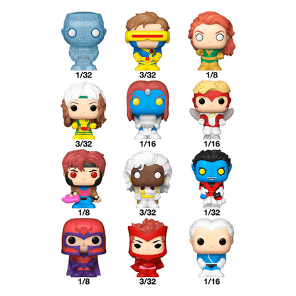 Funko Bitty POP Singles: X-Men- 32PC PDQ