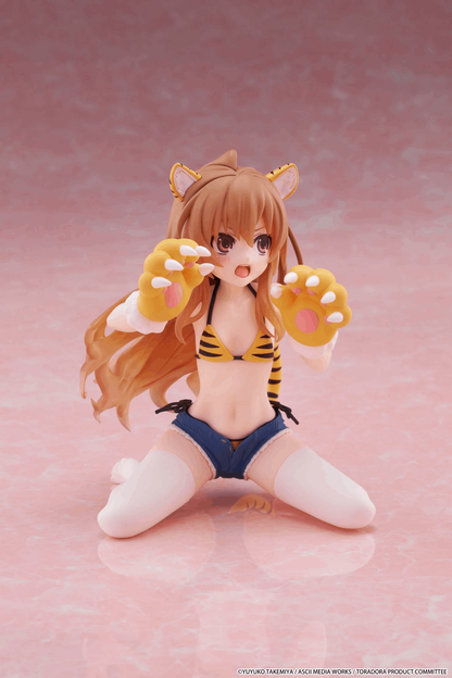 Taito TIGER×DRAGON! Desktop Cute Figure Taiga Aisaka Tiger Swimsuit Ver.