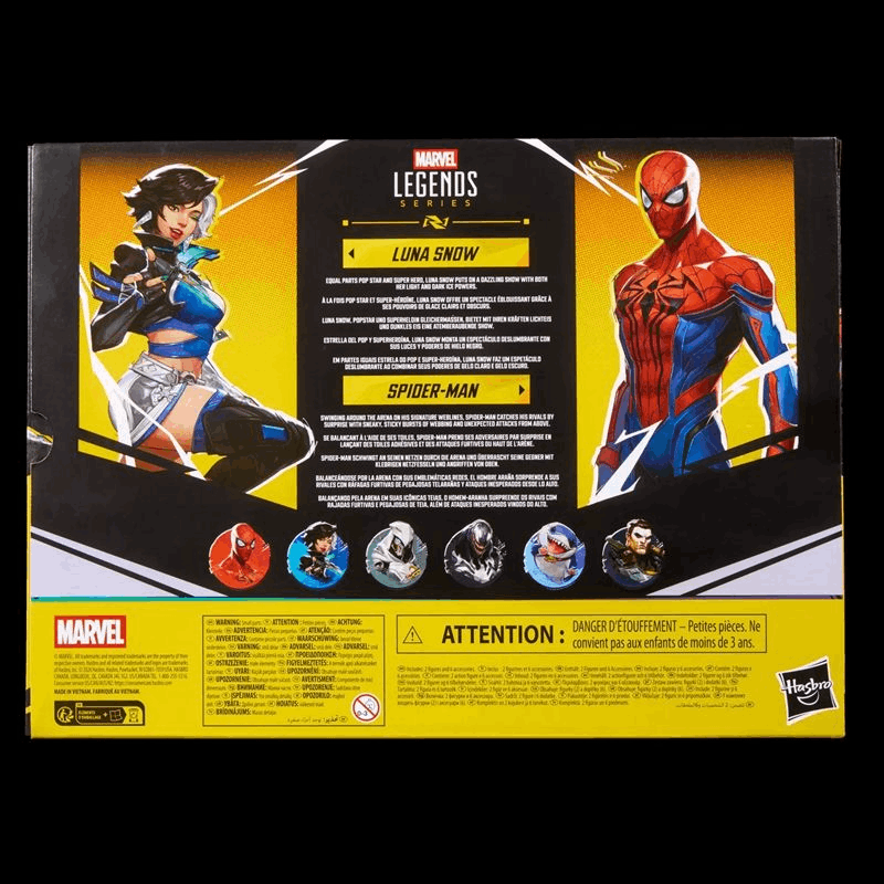 Hasbro Marvel Legends Series Marvel Rivals Spider-Man & Luna Snow 2 Pack