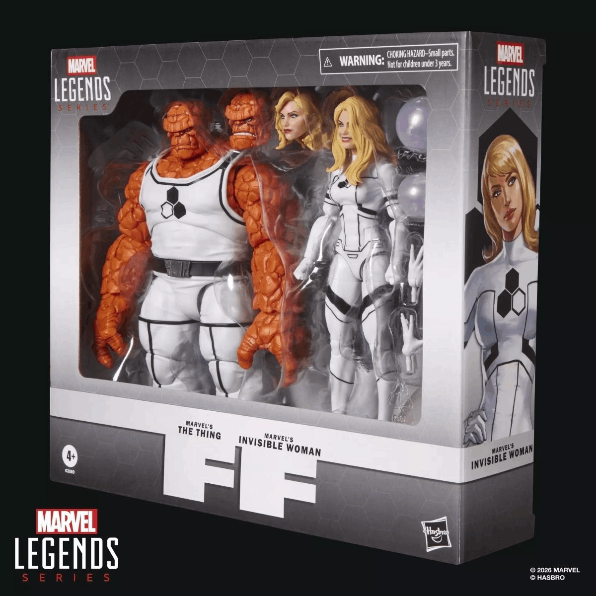 Hasbro Marvel Legends Series Future Foundation 6" Marvel's The Thing & Marvel's Invisible Woman.