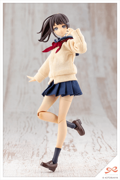 Kotobukiya SOUSAISHOJOTEIEN KIRU PLA Madoka Yuki TOUOU HIGH SCHOOL WINTER CLOTHES 1/10 Plastic Model Kit