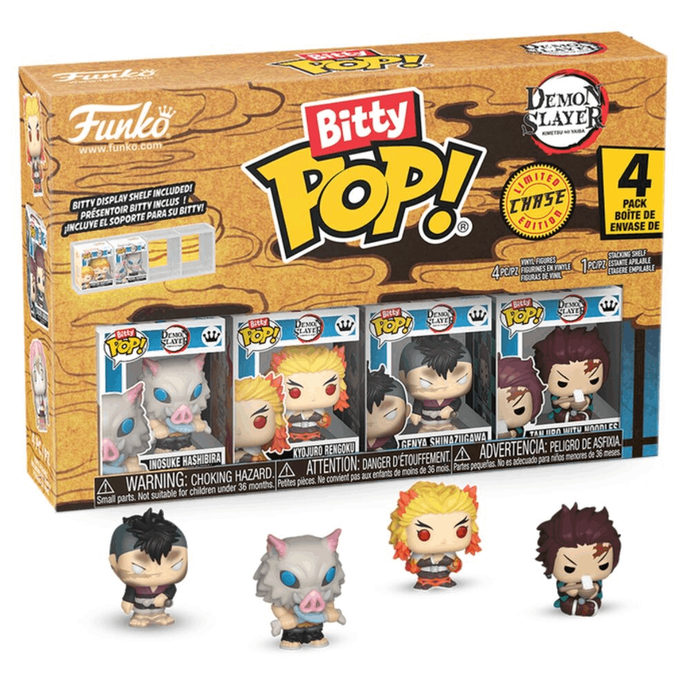Funko Bitty POP: Demon Slayer- Inosuke 4pk
