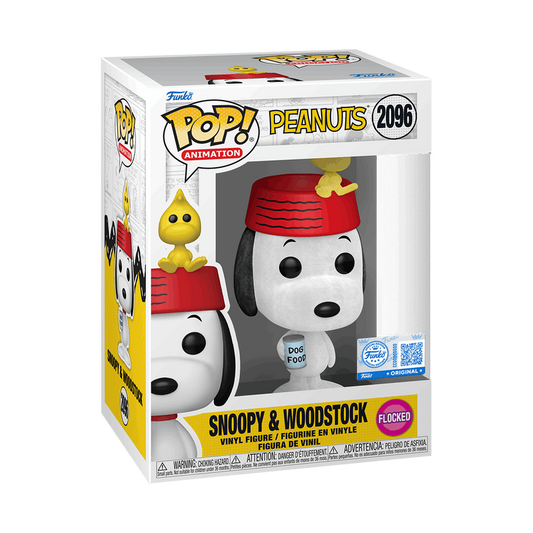 FUNKO - Pop! Snoopy & Woodstock (Flocked)