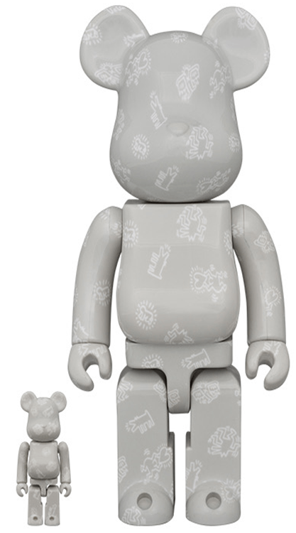 Medicom Toys BE@RBRICK 100% & 400% KEITH HARING 13th Ver.