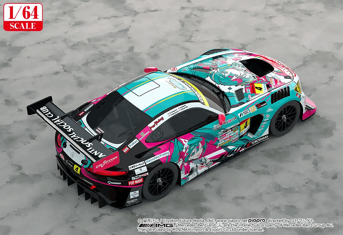 Good Smile Racing 1/64 Good Smile Hatsune Miku AMG 2025 Presentation Ver. (Hatsune Miku GT Project) (Rerelease)