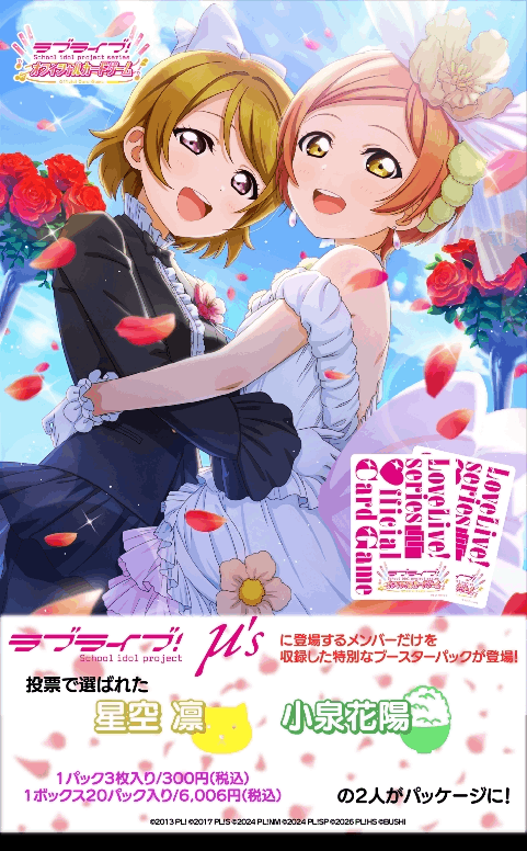 Bushiroad Love Live! Series Official Card Game Permium Booster Love Live! DUO