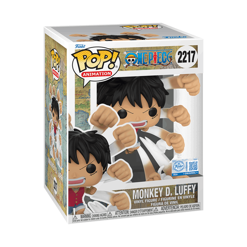 Funko [POP Premium][Japanese Anime] One Piece Luffy (Gum-Gum Machine Gun) [Special Edition]