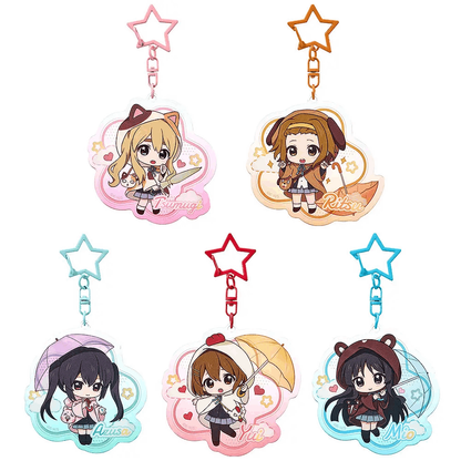 GoodSmile Moment K-ON! Fluffy Rain Series Collectible Acrylic Keychain Box