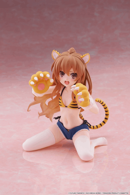 Taito TIGER×DRAGON! Desktop Cute Figure Taiga Aisaka Tiger Swimsuit Ver.