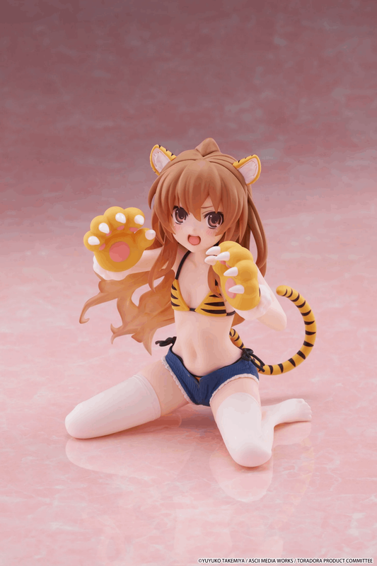 Taito TIGER×DRAGON! Desktop Cute Figure Taiga Aisaka Tiger Swimsuit Ver.