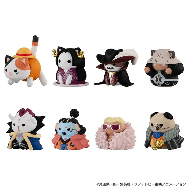 Megahouse MEGA CAT PROJECT ONE PIECE Nyan Piece Nyan！Luffy ＆ the Seven Warlords of the Sea（Repeat）