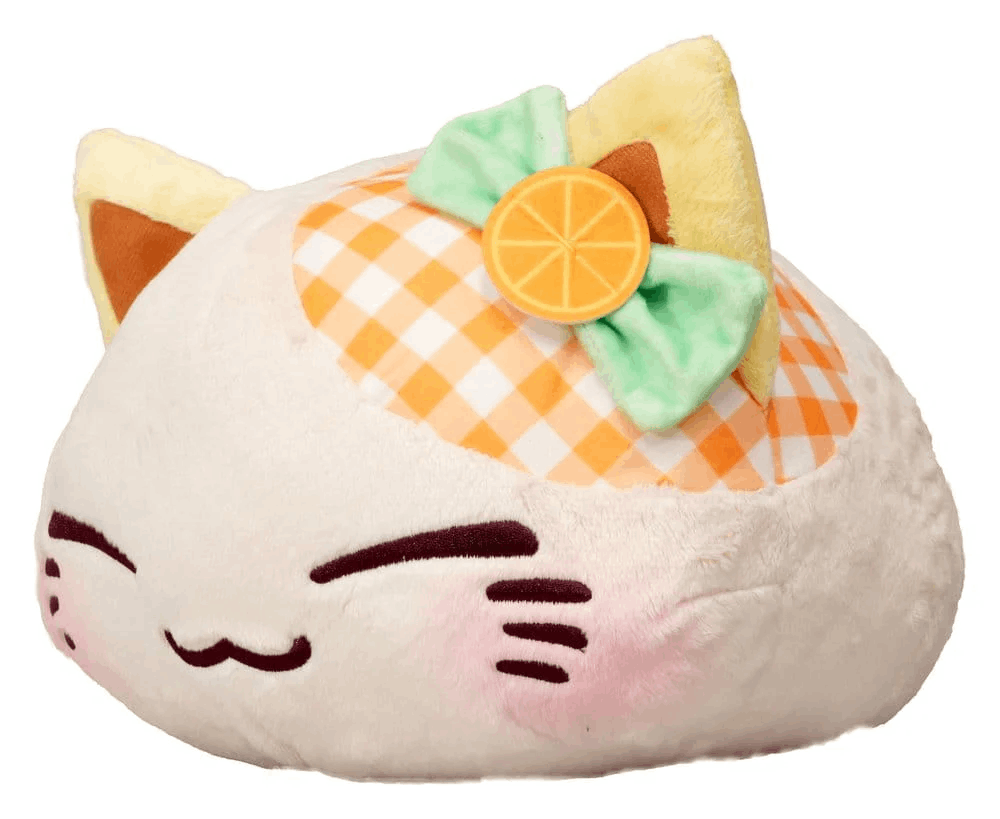 Furyu Nemuneko Cat Fruit Big Plush Toy -Orange-