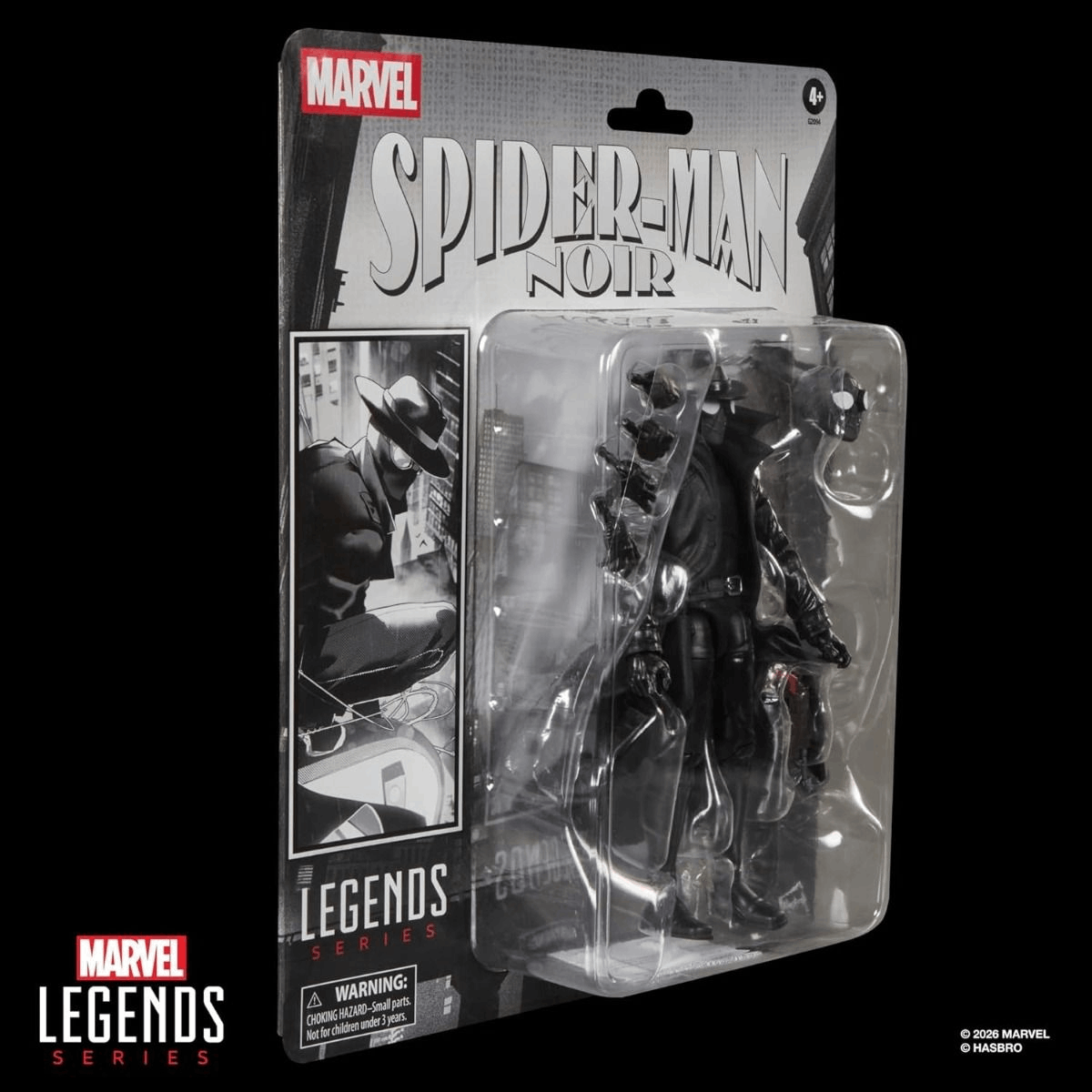 Hasbro Exclusive Marvel Legends Series Retro Cardback 6" Spider-Man Noir