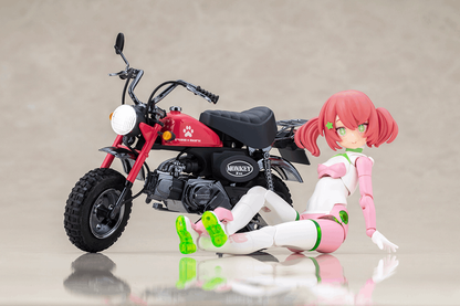 Kotobukiya Megami Device PUNI☆MOFU RACING MAO with Honda Z50J-1 Monkey 1/1 Plastic Model Kit