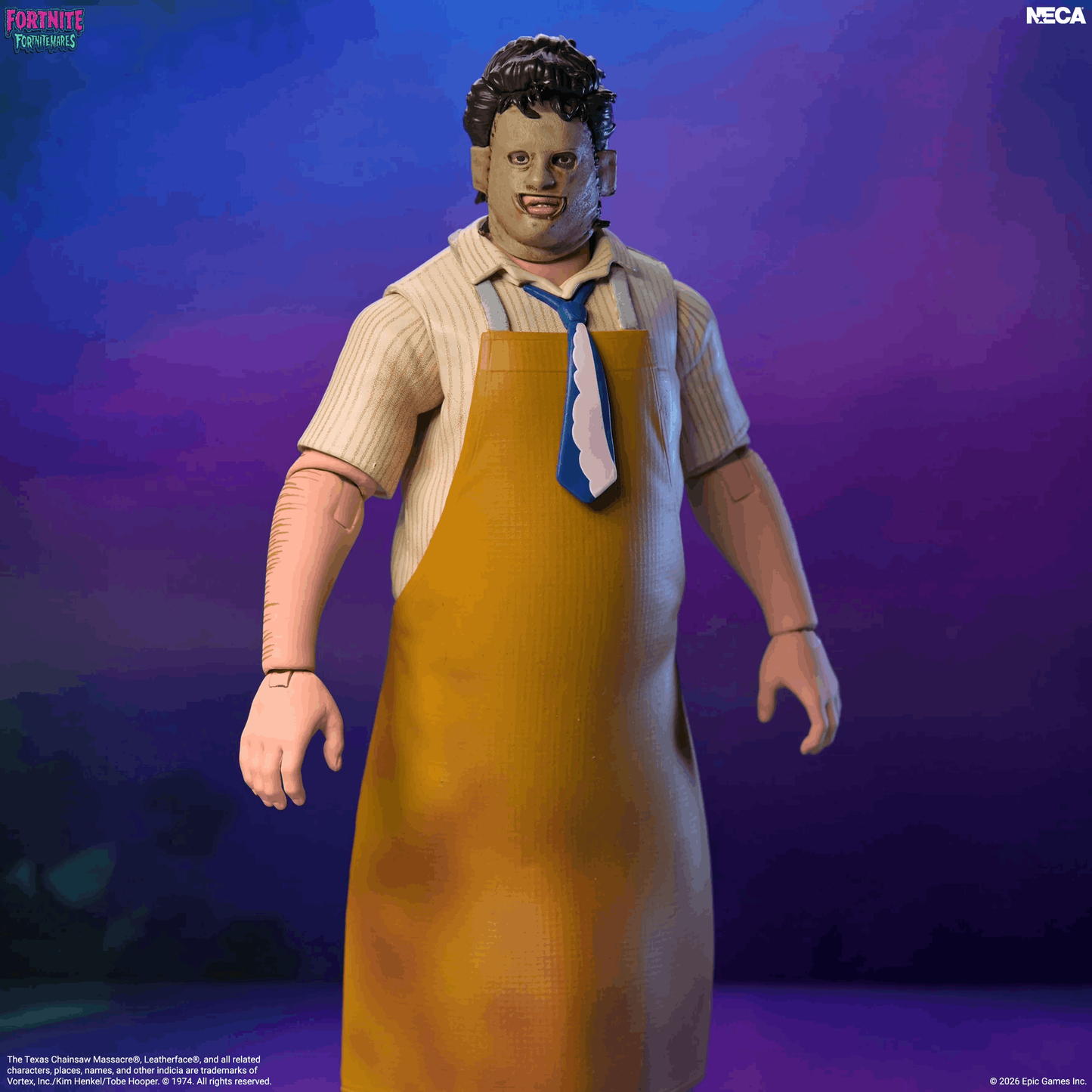 Neca FORTNITE/TEXAS CHAINSAW MASSACRE -  7 INCH SCALE ACTION FIGURE -  LEATHERFACE