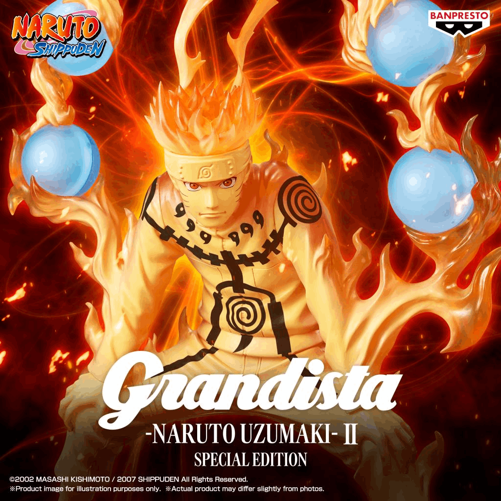 Banpresto (OVERSEA LIMITED) NARUTO SHIPPUDEN GRANDISTA-NARUTO UZUMAKI-II SPECIAL EDITION