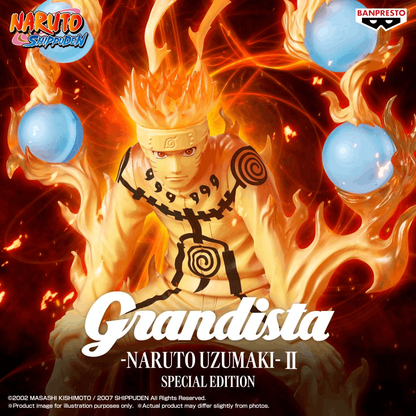 Banpresto (OVERSEA LIMITED) NARUTO SHIPPUDEN GRANDISTA-NARUTO UZUMAKI-II SPECIAL EDITION