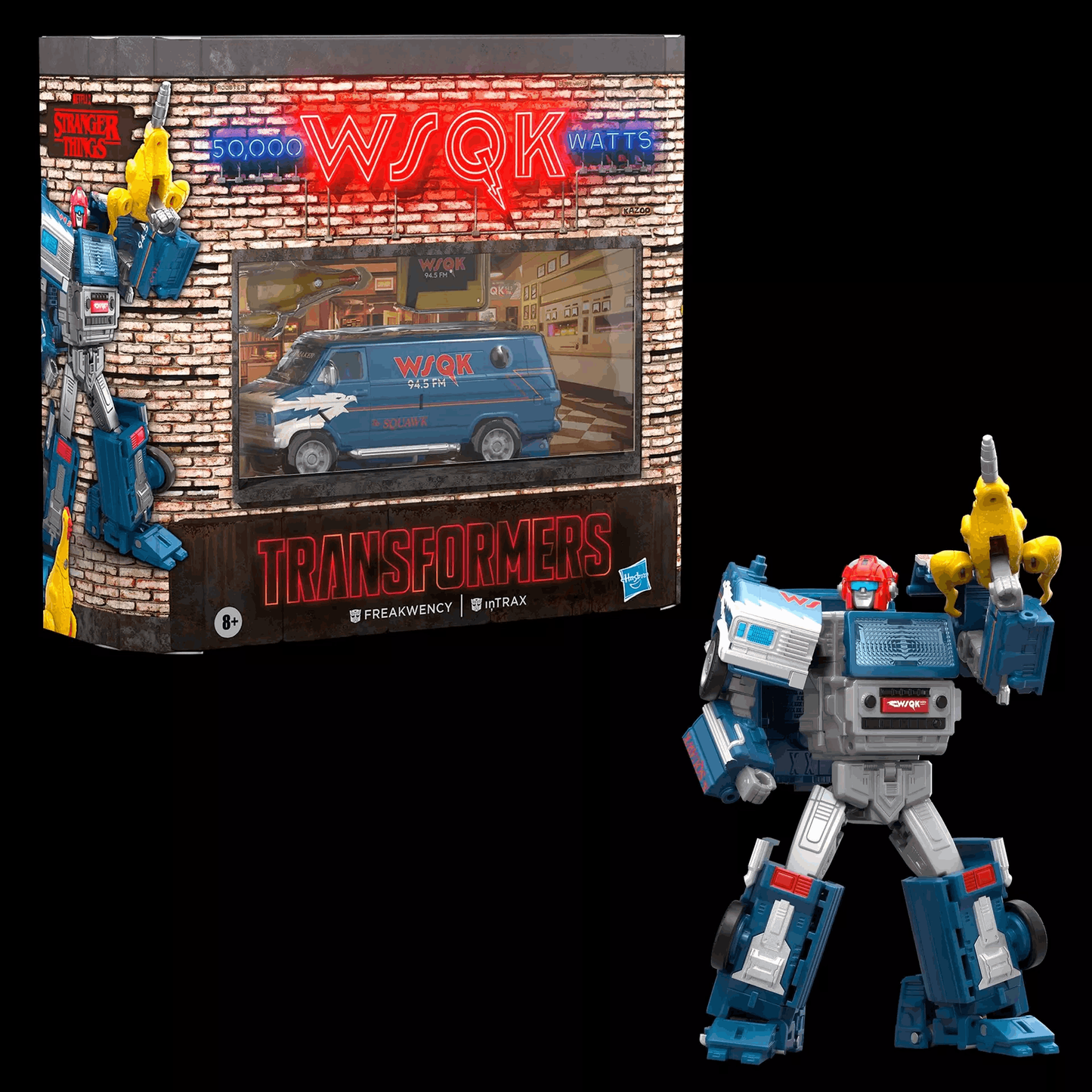 HASBRO - Transformers Stranger Things Freakwency and 8-Trax