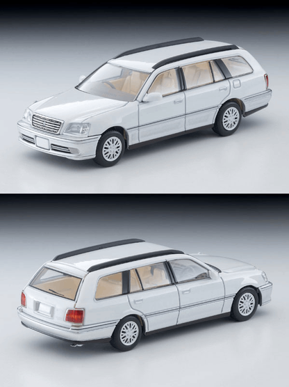 Takara Tomy LV-N378a Toyota Crown Estate Royal Saloon (White/Silver)