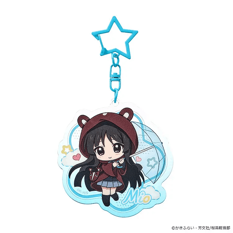 GoodSmile Moment K-ON! Fluffy Rain Series Collectible Acrylic Keychain Box