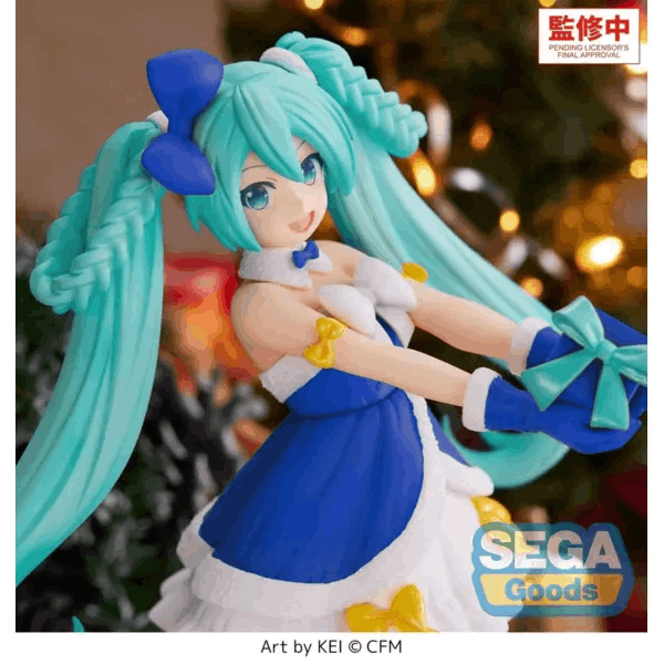 Sega "Hatsune Miku Series" High Premium Figure "Hatsune Miku" Sapphire Christmas Ver.