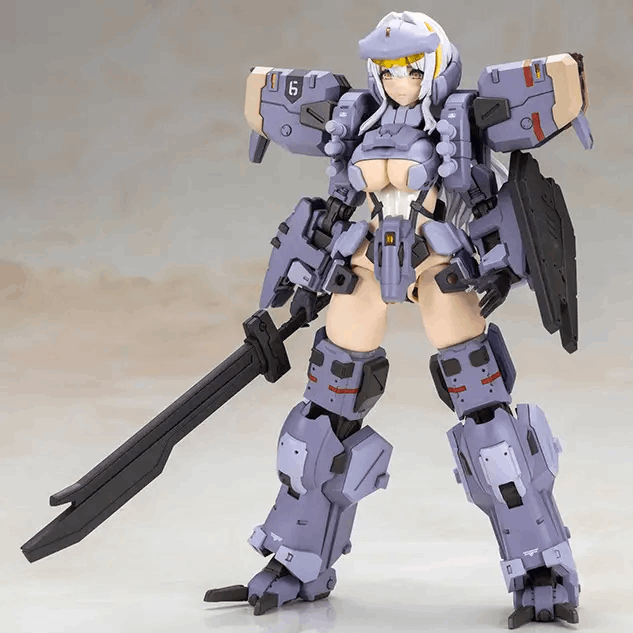 Kotobukiya FRONT MISSION ZENITH GIRL Gray Ver. Non Scale Plastic Model Kit