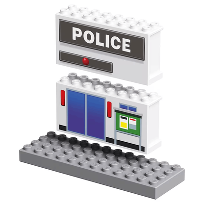 Takara Tomy TOM-CST Tomica & Plarail Block Patrol Set
