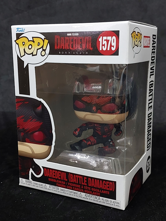 Funko POP Marvel Daredevil Born Again Daredevil Battle Damaged