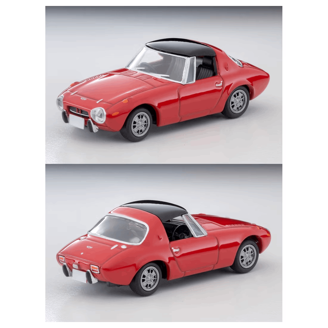 Takara Tomy LV-139d 1969 Toyota Sports 800 with Custom Wheels (Red)