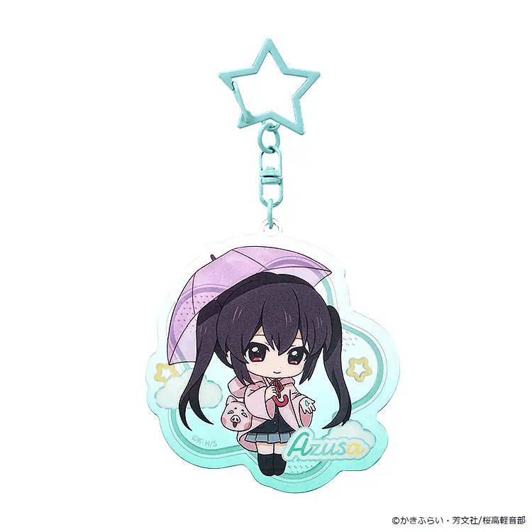 GoodSmile Moment K-ON! Fluffy Rain Series Collectible Acrylic Keychain Box