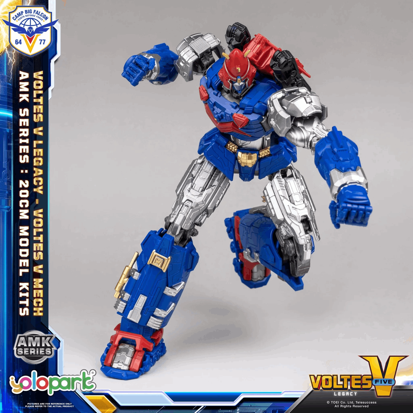 Yolopark The Voltes V Legacy : AMK Series Voltes V Legacy Mech Model Kit