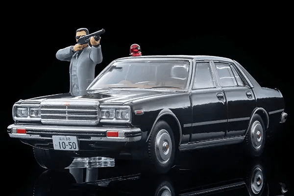 Takara Tomy LV-N MS05 SEIBU KEISATSU Nissan Laurel with Daimon Figure