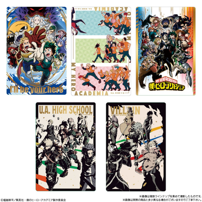 Bandai Candy Toy  My Hero Academia anime card soft cookies