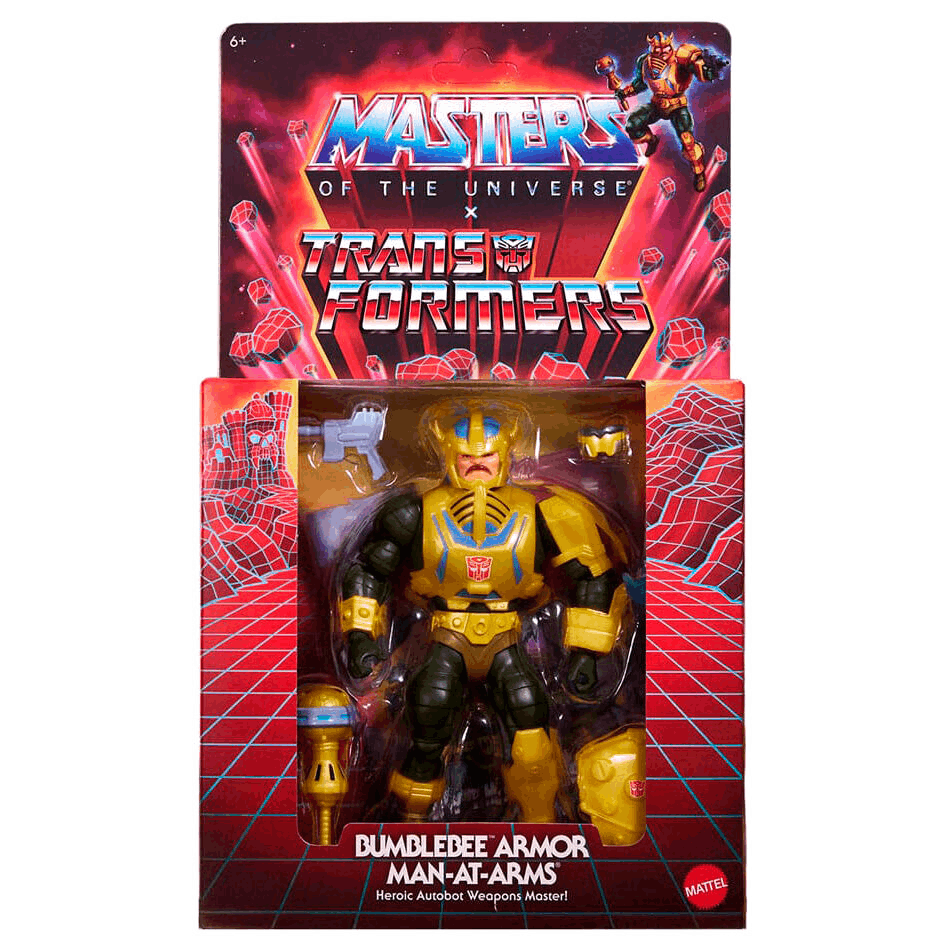 Mattel Master of the Universe x Transformers men-at-arms x BUMBLEBEE